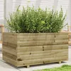 Image de vidaXL Jardinière 90x60x495 cm bois de pin imprégné jardinière dextérieur bac à fleurs boîte à plantes jardinière de 847387