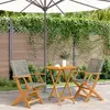 Image de Ensemble De Bistro 3 Pcs Gris Résine Tressée Et Bois Massif Vidaxl