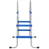 Image de Vidaxl échelle de piscine pour piscine hors sol 84 cm acier plastique