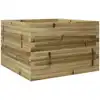 Image de Jardinière 70x70x46 Cm Bois De Pin Imprégné Vidaxl