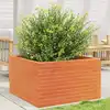 Image de Jardinière Cire Marron 80x80x46 Cm Bois De Pin Massif Vidaxl