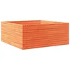 Image de Jardinière Cire Marron 110x110x46 Cm Bois De Pin Massif Vidaxl