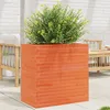 Image de Jardinière Cire Marron 70x40x68,5 Cm Bois De Pin Massif Vidaxl