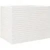 Image de Jardinière Blanc 90x60x68,5 Cm Bois De Pin Massif Vidaxl
