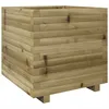 Image de Jardinière 50x50x49,5 Cm Bois De Pin Imprégné Vidaxl