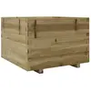 Image de Jardinière 70x70x49,5 Cm Bois De Pin Imprégné Vidaxl