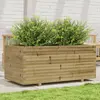 Image de Jardinière 110x60x49,5 Cm Bois De Pin Imprégné Vidaxl