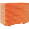Image de Jardinière Cire Marron 90x40x72,5 Cm Bois De Pin Massif Vidaxl