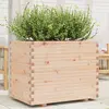 Image de Jardinière 90x60x72,5 Cm Bois De Pin Massif Vidaxl