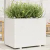 Image de Jardinière Blanc 90x60x72,5 Cm Bois De Pin Massif Vidaxl