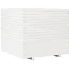 Image de Jardinière Blanc 80x80x72 Cm Bois De Pin Massif Vidaxl