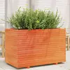 Image de Jardinière Cire Marron 110x60x72 Cm Bois De Pin Massif Vidaxl