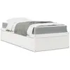 Image de Lit Avec Matelas Blanc 90x190 Cm Bois Massif De Pin Vidaxl
