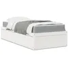 Image de vidaXL Lit avec matelas blanc 90x190 cm bois massif de pin 3281956