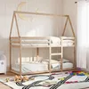 Image de vidaXL Lit superposé sans matelas 80x200 cm bois de pin massif 3282081