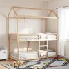 Image de vidaXL Lit superposé sans matelas 80x200 cm bois de pin massif 3282121