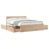 Image de Vidaxl cadre de lit sans matelas 160x200 cm bois massif de pin