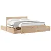 Image de Cadre De Lit Sans Matelas 140x200 Cm Bois Massif De Pin Vidaxl