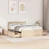 Image de vidaXL Cadre de lit sans matelas 120x190 cm bois de pin massif 3282360