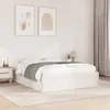 Image de Cadre De Lit Sans Matelas Blanc 140x190 Cm Bois De Pin Massif Vidaxl