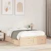 Image de Cadre De Lit Sans Matelas 135x190 Cm Bois De Pin Massif Vidaxl