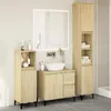 Image de vidaXL Ensemble de meubles de salle de bain 3 pcs chêne sonoma 3282654