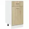 Image de Vidaxl armoire de plancher tiroir lyon chêne sonoma
