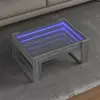 Image de Table Basse Avec Led Infini Sonoma Gris 70x53x30 Cm Vidaxl