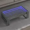 Image de Table Basse Avec Led Infini Sonoma Gris 90x53x30 Cm Vidaxl