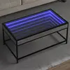 Image de Table Basse Avec Led Infini Sonoma Gris 90x50x41 Cm Vidaxl