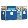 Image de Lit Superposé Sans Matelas 90x200 Cm Bois De Pin Massif Vidaxl
