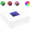 Image de Table Basse Avec Led Infini Blanc 100x100x40 Cm Vidaxl