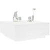 Image de vidaXL Table basse blanc 100x100x40 cm bois dingénierie 3284049