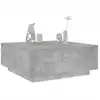 Image de Table Basse Gris Béton 100x100x40 Cm Bois D'ingénierie Vidaxl