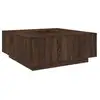 Image de Vidaxl table basse chêne marron 100x100x40 cm bois d'ingénierie