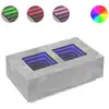 Image de Table Basse Avec Led Infini Gris Béton 116x69x40 Cm Vidaxl