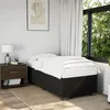 Image de vidaXL Cadre de lit sans matelas noir 80x200 cm tissu 3284431