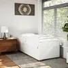 Image de vidaXL Cadre de lit sans matelas blanc 90x200 cm similicuir 3284541