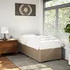 Image de Cadre De Lit Sans Matelas Cappuccino 100x200 Cm Similicuir Vidaxl