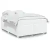 Image de Vidaxl cadre de lit sans matelas blanc 140x200 cm similicuir