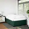 Image de Cadre De Lit Sans Matelas Vert Foncé 120x200 Cm Velours Vidaxl