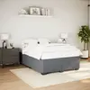 Image de Cadre De Lit Sans Matelas Gris Foncé 140x200 Cm Velours Vidaxl