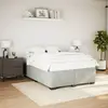 Image de Cadre De Lit Sans Matelas Gris Clair 160x200 Cm Velours Vidaxl