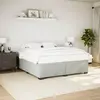 Image de Cadre De Lit Sans Matelas Gris Clair 180x200 Cm Velours Vidaxl