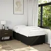Image de Cadre De Lit Sans Matelas Noir 80x200 Cm Tissu Vidaxl