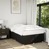 Image de Cadre De Lit Sans Matelas Noir 120x190 Cm Tissu Vidaxl