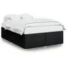 Image de Vidaxl cadre de lit sans matelas noir 160x200 cm tissu
