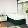 Image de Cadre De Lit Sans Matelas Vert Foncé 90x200 Cm Velours Vidaxl