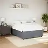 Image de Cadre De Lit Sans Matelas Gris Foncé 160x200 Cm Velours Vidaxl