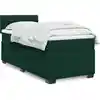 Image de Sommier À Lattes De Lit Avec Matelas Vert Foncé 90x200 Cm Vidaxl